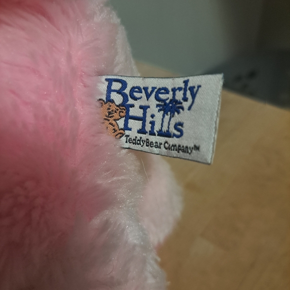 Beverly Hills Teddy Bear Company Pink Plush Dog Stuffed Animal - Picture 2 of 4